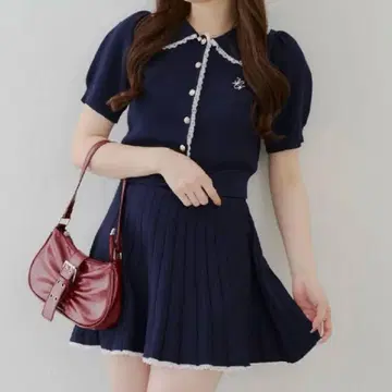 NICE CLAUP 셋업 가디건 & 스커트