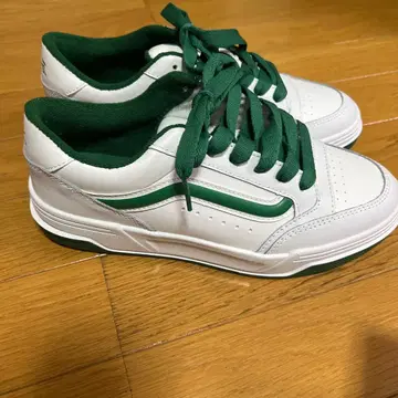 VANS 화이트/그린 스니커즈