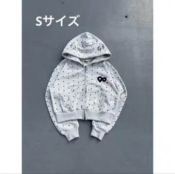 9090 Angel Dot Zip Hoodie