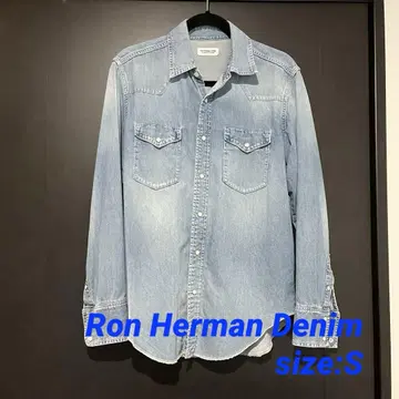 론 헤르만 RON HERMAN DENIM 웨스턴 셔츠 사이즈:S