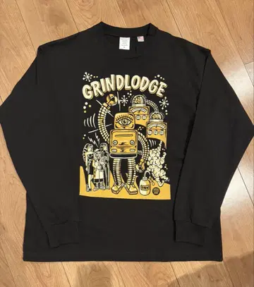 GRINDLODGE 로봇 디자인 긴팔T셔츠 XL