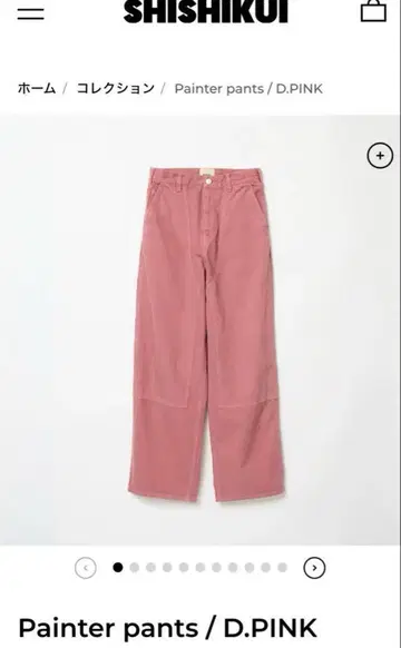 SHISHIKUI Painter pants / D.PINK 34