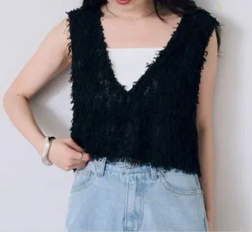 퍼 숏 베스트 앞뒤 투웨이 Kastane