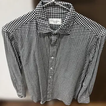 UNITED ARROWS 체크 무늬 긴팔 셔츠 S