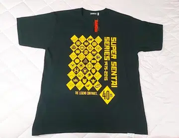 슈퍼전대 히어로 T셔츠 40주년 역대 마크 패턴 XL
