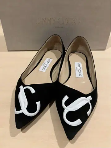 지미추 플랫슈즈 BK