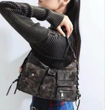 다크 브라운 백 raybeams 레이빔즈 레이스업