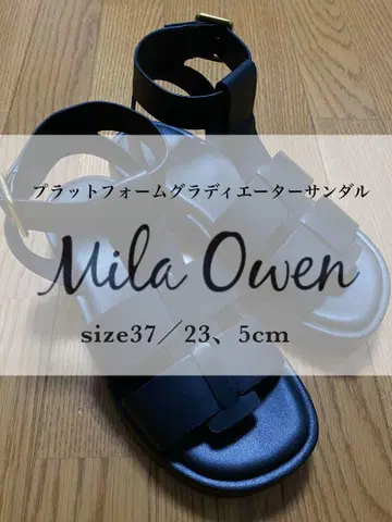 Mila Owen 글래디에이터 샌들 37size 블랙