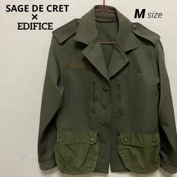 SAGE DE CRET x EDIFICE 밀리터리 자켓 F-1