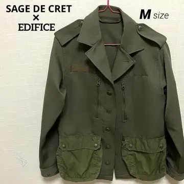 SAGE DE CRET x EDIFICE 밀리터리 자켓 F-1