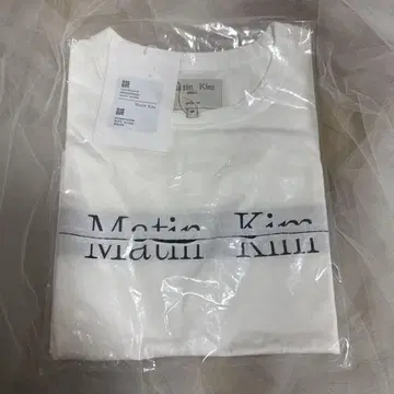 마뗑킴 반팔 티셔츠 화이트