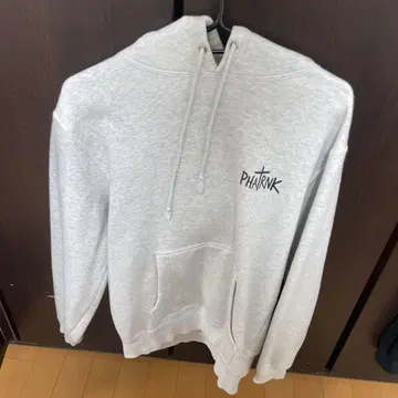 PHATRNK 팻랭크 후드티 그레이 M 사이즈 얼룩 있음