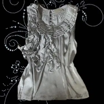 슬리브리스 블라우스 헤이세이 페어리 그런지