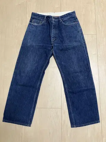 Engineered Garments 스트레이트 데님 다크 블루 적귀