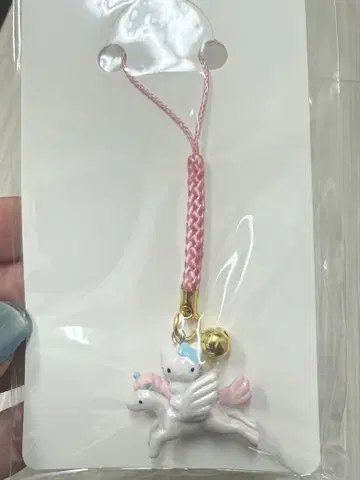 헬로키티 유니콘 스트랩 헤이세이 레트로