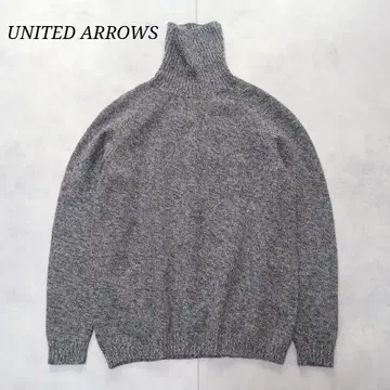 B&Y 울 캐시미어 블렌드 미들 게이지 오프 터틀 니트 ARROWS