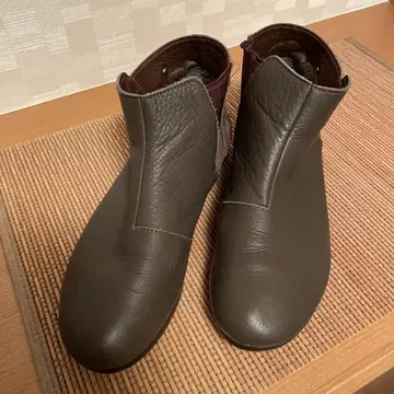 키다리 아저씨 천연 가죽 숏부츠 23cm