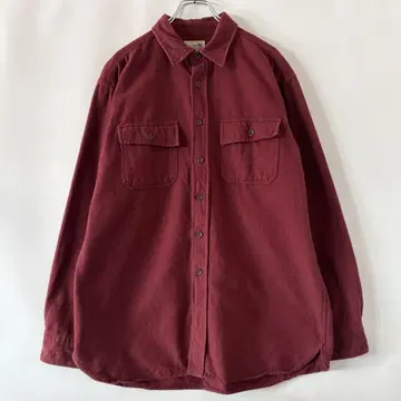 L.L.Bean 샤모아크로스 셔츠 구제 의류 엘엘빈 미국 양쪽 포켓