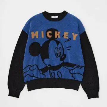 moussy Disney 니트 파란색