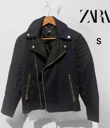 ZARA 네이비 라이더 자켓 S