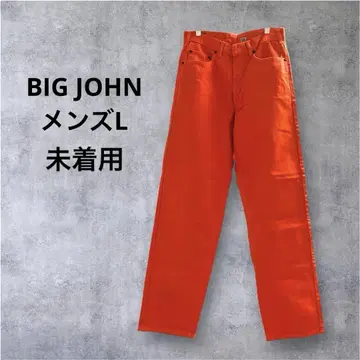 [미착용] BIG JOHN 오렌지 데님 팬츠 (남성용)