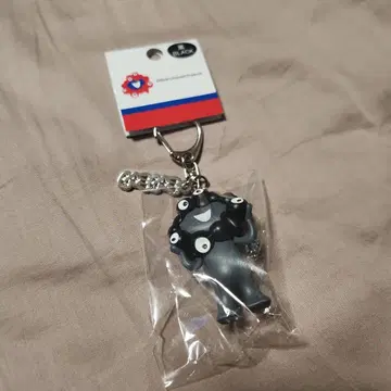 블랙 미야쿠미야쿠 입체 PVC 키링 플레이트 부속