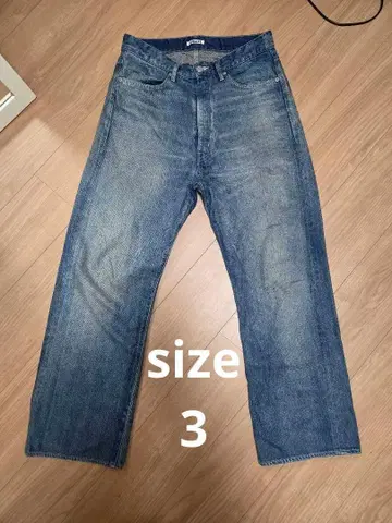 오라리 23aw SELVEDGE FADED LIGHT DENIM