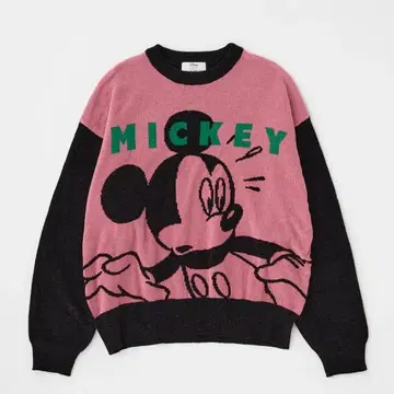 moussy Disney 니트 핑크