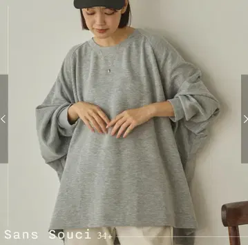 새상품 SansSouci 소프트 종이상자 니트 깔끔한 맨투맨 긴팔
