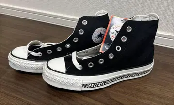 새상품 CONVERSE ALL STAR 블랙 하이컷 스니커즈
