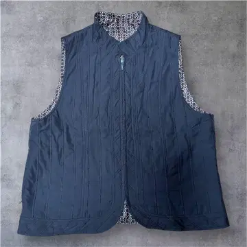 [ VINTAGE ] 90s 다운 베스트 퀼팅 지퍼 브라운 계열