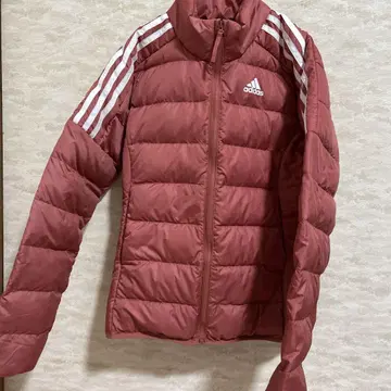 아디다스 adidas 퍼포먼스 로고 y2k 다운 퀼팅 자켓