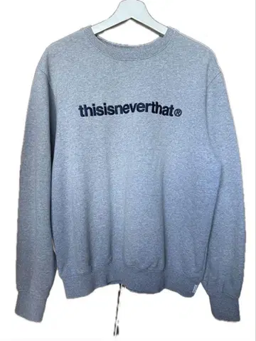 thisisneverthat 그레이 맨투맨 S 사이즈
