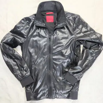 ZARA MAN 레더 자켓 인조 가죽 블랙