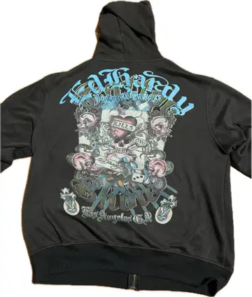 ed hardy 지퍼 후드티 에드하디 y2k 구제 의류 레어