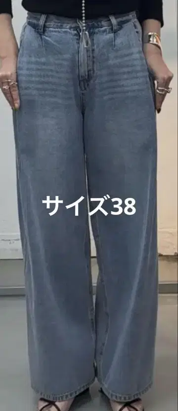 passione 사이드 턱 데님