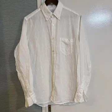 영국제 PRIVATE WHITE V.C 린넨 셔츠 화이트