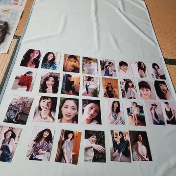 아야세 하루카 L판 30매 여배우 뒷면에 영문자 기재 있음