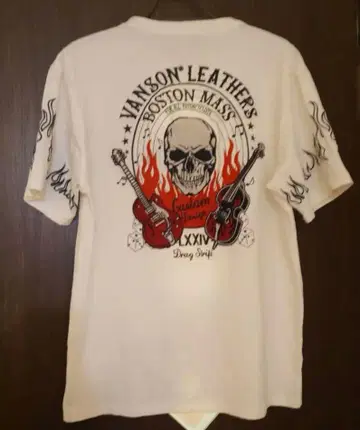 vanson 스컬 T셔츠