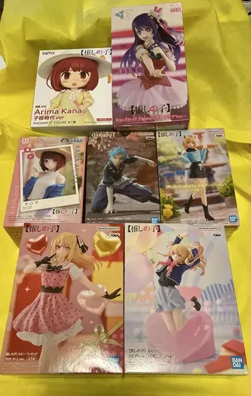 최애의 아이 피규어 7개 묶음 판매