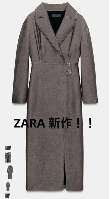 [신상] ZARA 랩 미디 원피스 [L 사이즈]