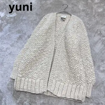 yuni 유니 네팔 핸드 니트 가디건 롱
