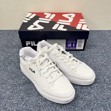 미사용품 FILA 휠라 여성용 스니커즈 화이트 25cm