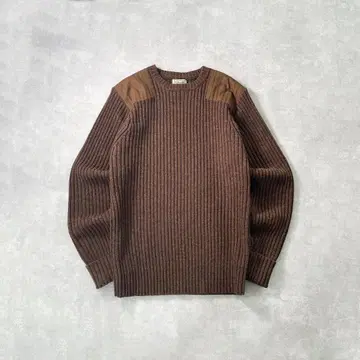 L.L. Bea 울 명령어 스웨터 엘보 패치 엘엘빈