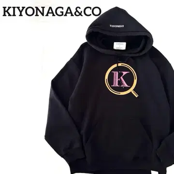 KIYONAGA&CO 블랙 후드티 M