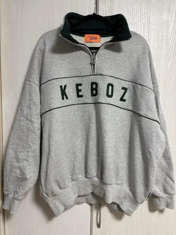 Keboz 그레이 집업 맨투맨 M