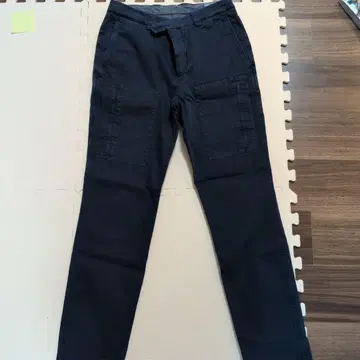 브루넬로쿠치넬리 가먼트 다이 가공 네이비 카고 팬츠 사이즈 46