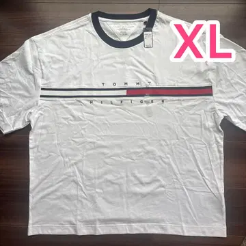 [ 새상품 ] TOMMY HILFIGER 타미 T셔츠 화이트 남성용 XL