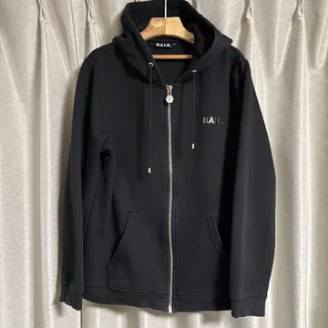 BAIR. 블랙 집업 후드티 XL 정가 4만 정도