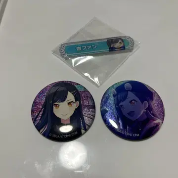 프로세카 시라이시 안즈 글리터 캔뱃지 칭호 배지